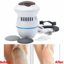 Râpe pieds pédicure électrique rechargeable - Anti-peaux mortes