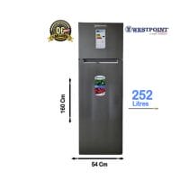 Réfrigérateur Defrost Westpoint 252L - Vue d'ensemble, design élégant et compact
