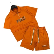 Ensemble culotte et t-shirt sport - 02 pièces - Orange