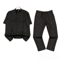Ensemble chemise pantalon homme - 02 pièces - Noir