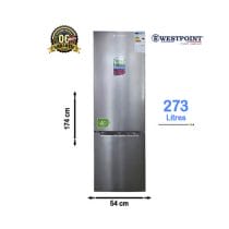 Réfrigérateur Westpoint 273L - Vue de face, design élégant et moderne