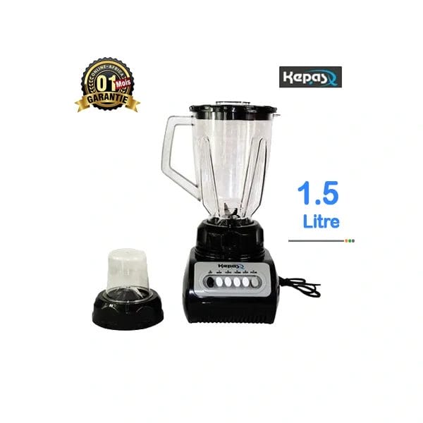 Mixeur Blender KEPAS 1.5L 280W K1011 - Vue d'ensemble