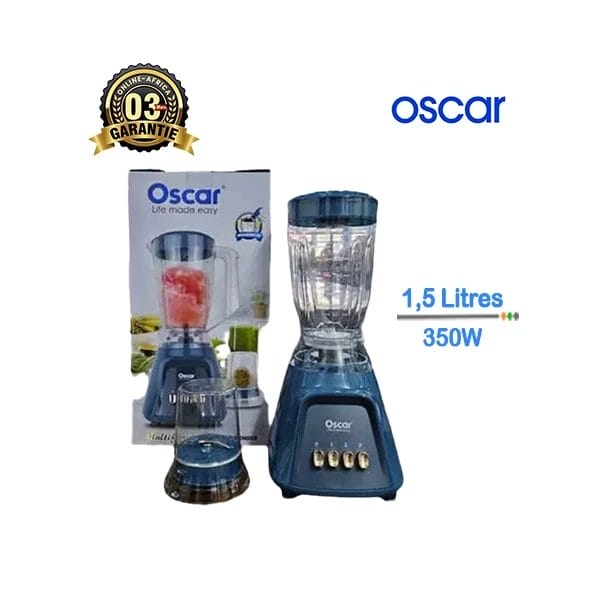 Mixeur Moulinex Oscar 350W – OSC-28PP-B vue de face