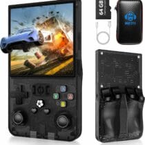 Console de jeux rétro portable R36 Max, 64 Go, plus de 18 000 jeux, batterie rechargeable 4 000 mAh, compatible avec plus de 30 simulateurs, système Linux, écran IPS 4 pouces