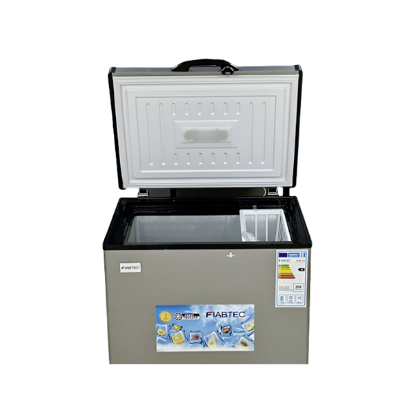 Congélateur Coffre Fiabtec 158L - Vue d'intérieur.