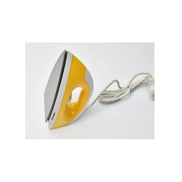 Fer à sec MEWE MWIR-DI02Y jaune et blanc, vue debout