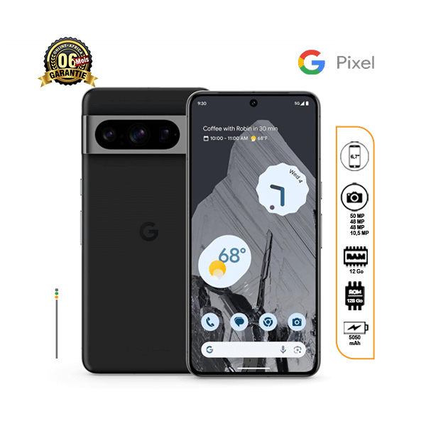 Le design du Google Pixel 8 pro