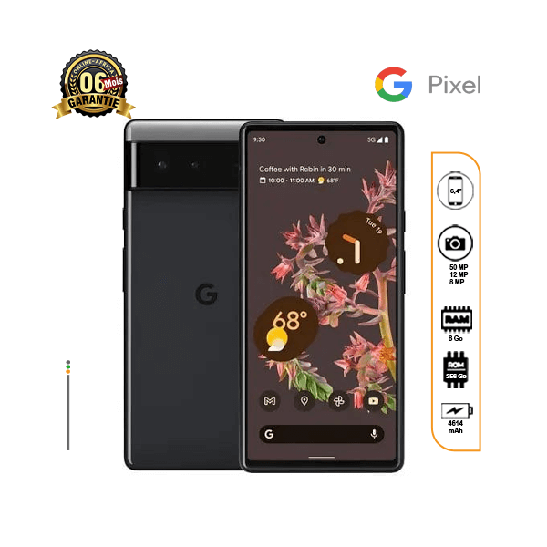 Le design du google pixel 6