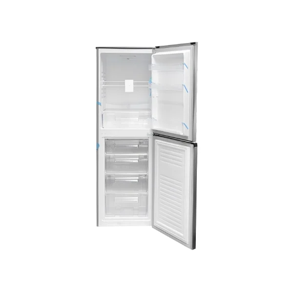 Intérieur spacieux du réfrigérateur INNOVA 246L IN310 avec clayettes et balconnets