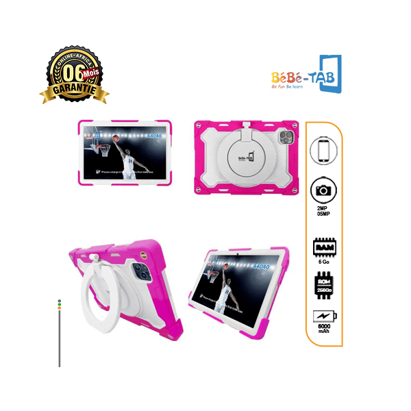 La tablette bebe Tab B2060 différentes vues