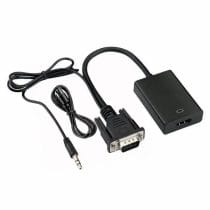 Cable - convertisseur - VGA - HDMI - Audio - USB - Noir