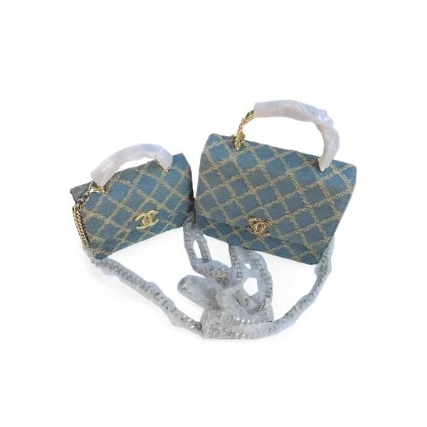 Sac à main femme Chanel de couleur verte