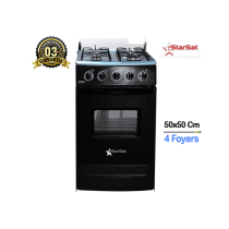 Image de la cuisinière Starsat 4 foyers vue de face