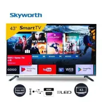TV Skyworth 43 pouces Smart - 2K Google TV - LED - 06 mois De Garantie