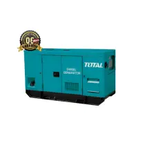 Groupe électrogène Total 15KW en fonctionnement alimentant un chantier ou une maison