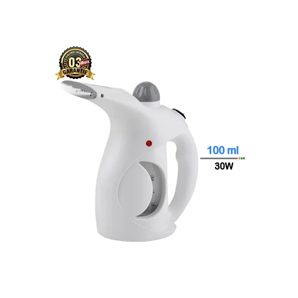 Défroisseur à vapeur portable 30W de couleur blanche